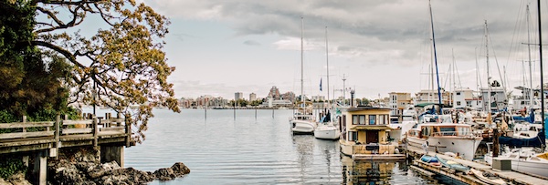 Hafen von Victoria auf Vancouver Island