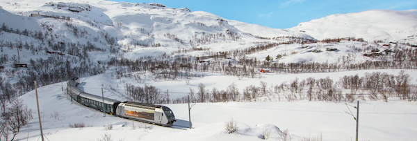 Flambahn im Winter